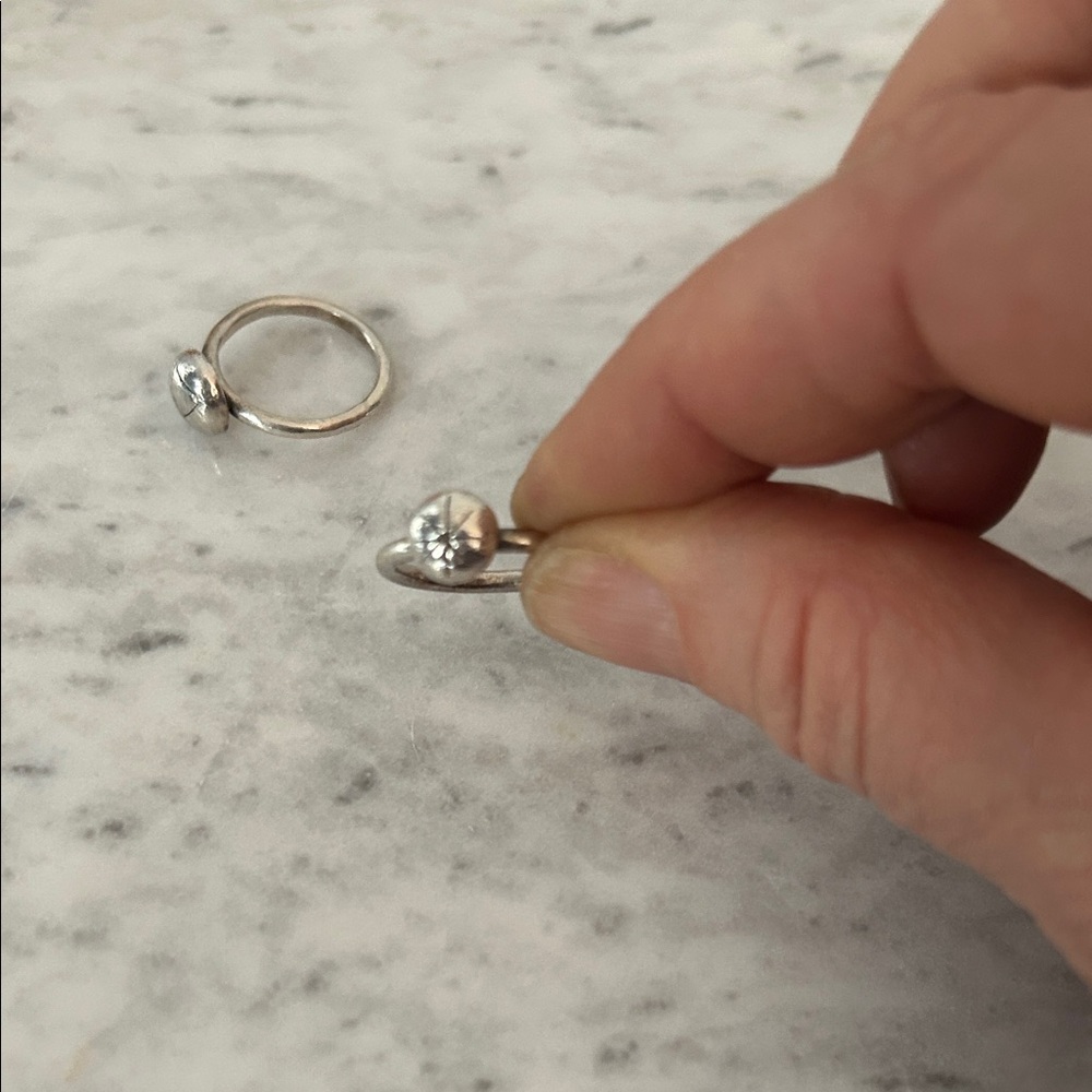 Chic Silver Ring Duo - image 3